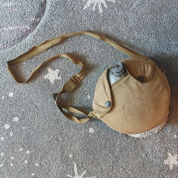 Antique Palco 2 Quart-er canteen with carrying satchel - Picture 1 of 8